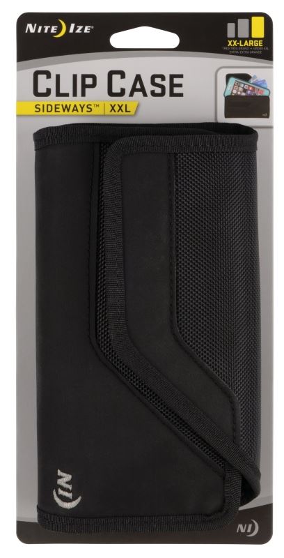 Nite Ize Clip Case Sideways CCS2L-01-R3 Rugged Holster, Nylon, Black - VORG1191915