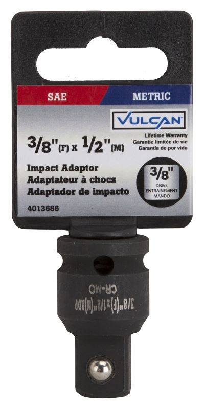Vulcan MT6580303 Impact Adapter, Female Male Drive, 1-1/2 in L - VORG4013686