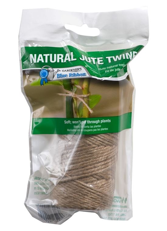 Gardener's Blue Ribbon T029B Garden Twine, 200 ft L, Jute, Natural, Pack of 6 - VORG7349673