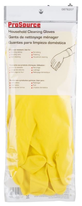 ProSource PVG-12B Disposable Work Gloves, For All Genders, L, 12.6 in L, Straight Thumb, Wide Cuff, Latex, Pack of 12 - VORG0878207