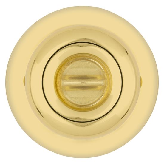 Kwikset 400T 3RCLRCSK3BX Entry Knob, Polished Brass, Brass, K3, KW1 Keyway, 3 Grade, Pack of 3 - VORG8364143