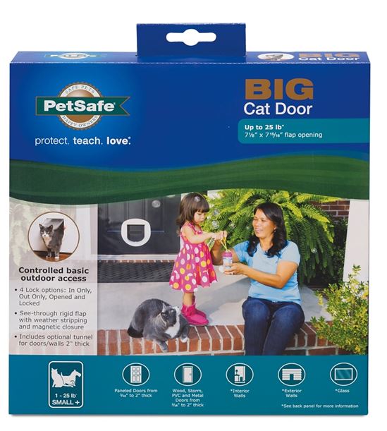 PetSafe PPA00-11326 Cat Door, Plastic, White - VORG7343981