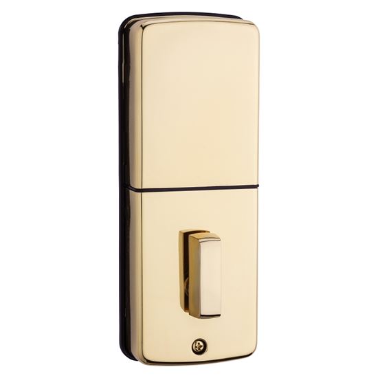 Kwikset 99070-102 Electronic Deadbolt, Polished Brass - VORG7344518