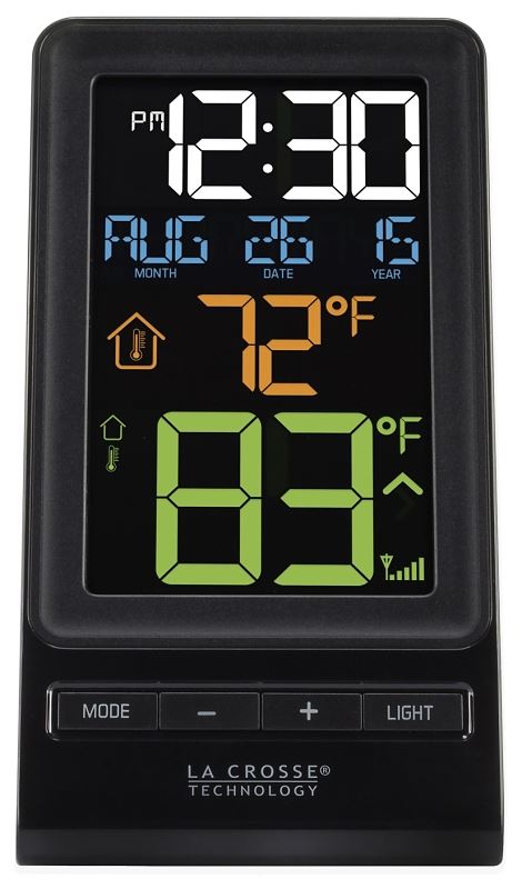 La Crosse S82967 Weather Station, Battery, 32 to 99 deg F Indoor, -40 to 140 deg F Outdoor, 10 to 99 % Humidity Range - VORG6554026