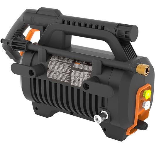 WORX WG601 Electric Pressure Washer, 13 A, 120 V, Axial Cam Pump, 1500 to 2000 psi Operating, 1.2 to 1.85 gpm - VORG7409550