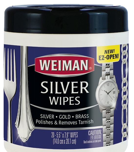 Weiman 48 Silver Wipe, Floral