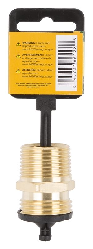 Landscapers Select GHADTRS-1 Hose Connector, 3/4 x 3/4 x 1/2 in, NH x MNPT x FNPT, Brass, Brass - VORG7229198