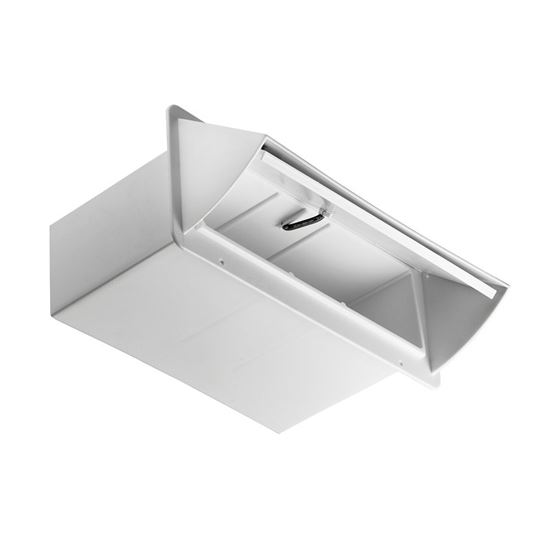 Lambro 1170W Wall Cap, Plastic, White, For: 10 x 3-1/4 in Hoods - VORG6753495