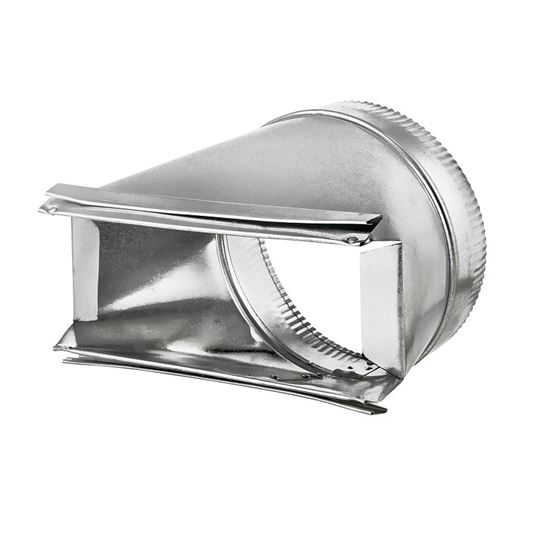 Lambro 138 Range Hood Transition, Round, Aluminum - VORG6753404