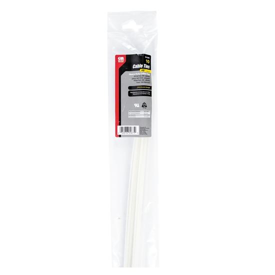 Gardner Bender 45-548 Cable Tie, 6/6 Nylon, Natural - VORG6500458