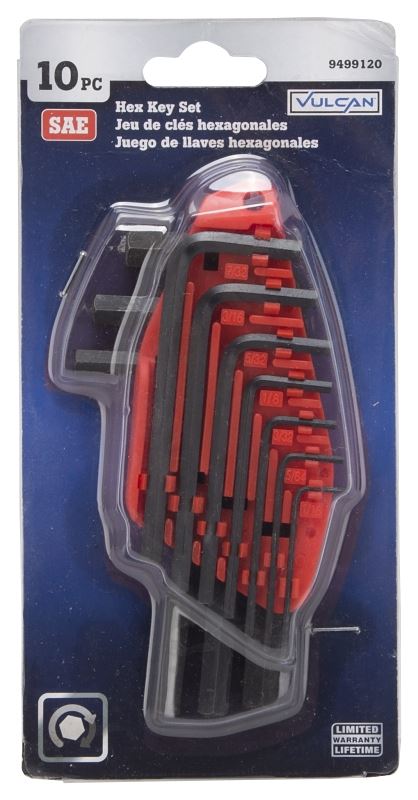 Vulcan TW-050-04 Hex Key Set, 10-Piece - VORG9499120