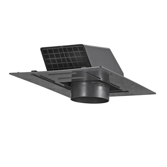 Lambro 354R Roof Vent Cap, Plastic, Black - VORG3377579