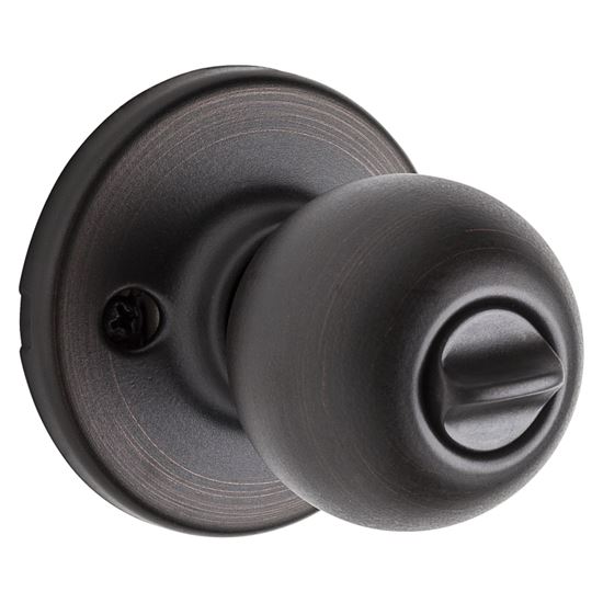 Kwikset 400P 11P RCAL Entry Knob, Venetian Bronze, KW1 Keyway, 3 Grade, Universal Hand - VORG2434140