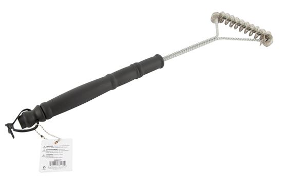 Omaha BBQ1011 Grill Brush, 6 in L Brush, Stainless Steel Bristle, Stainless Steel Bristle, Plastic Handle, 20-1/2 in L - VORG2204121