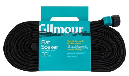 Gilmour Mfg 870501-1001 Soaker Hose, 5/8 in, 50 ft L, Vinyl, Black - VORG8719262
