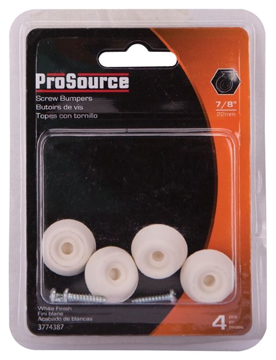 ProSource FE-S518-PS Furniture Bumper Pad, 7/8 in, Dome, Rubber - VORG3774387