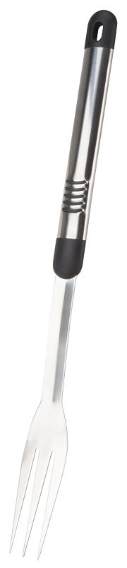 Omaha Premium BBQ Fork SS Handle, 1.9 mm Gauge, Stainless Steel Blade, Stainless Steel, Aluminum Handle