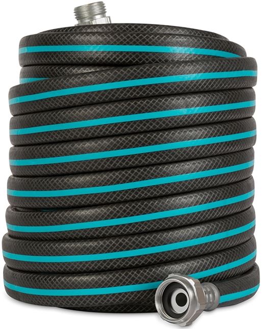 Gilmour Mfg 869001-1001 Lightweight Garden Hose, 100 ft L, Plastic, Black - VORG8719288