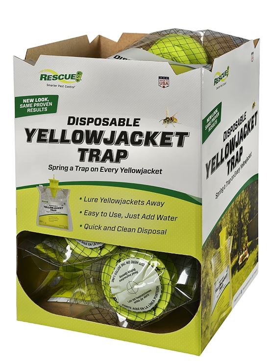 Rescue YJTD-DB12-W Disposable Yellow Jacket Trap, Pack of 12 - VORG9034448