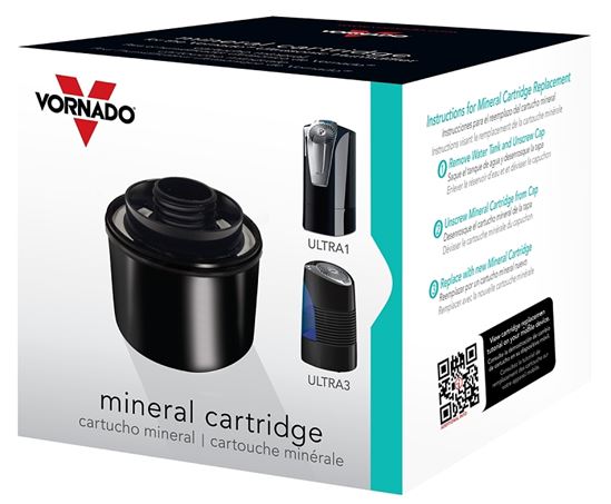 VORNADO MD1-0018 Mineral Cartridge, 2-3/4 in L, For: Ultra1, Ultra2, Ultra3 Mineral Cartridge - VORG7407141