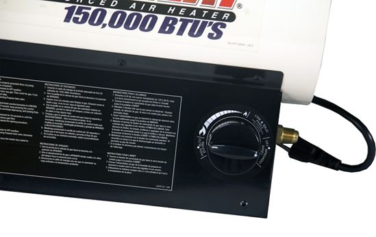 Dura Heat GFA150A Forced Air Heater, 100 lb Fuel Tank, Liquid Propane, 120000/135000/150000 Btu, 99 % Efficiency - VORG7637358