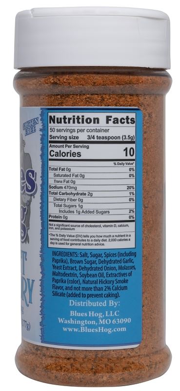 Blues Hog CP90802 Sweet and Savory Seasoning, Savory, Sweet, 6.25 oz - VORG7472301