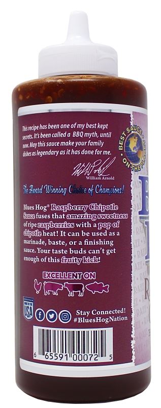 Blues Hog 70510 BBQ Sauce, Raspberry Chipotle, 25 oz Bottle - VORG7472251