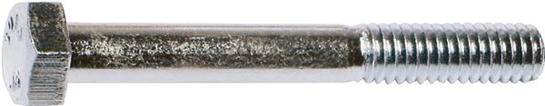 Midwest Fastener 00063 Bolt, 3/8-16 in Thread, 3-1/2 in OAL, 2 Grade, Zinc, Zinc, Coarse Thread