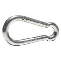 Koch 245341 Rigid Eye Spring Snap, Zinc