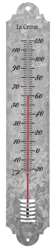 La Crosse 204-1550 Thermometer, Analog, -20 to 120 deg F