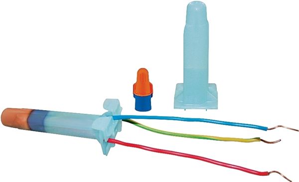 3M DBO/B-6 Underground Splice Kit, 18 to 10 AWG Wire, Blue/Orange