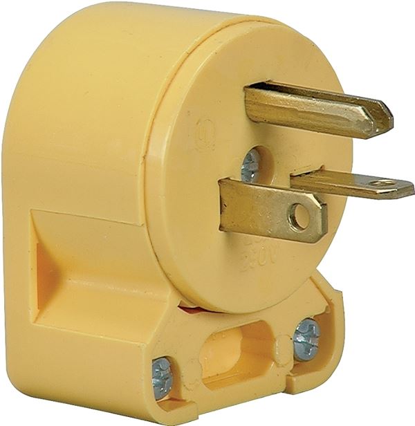 Eaton Wiring Devices 4509AN-BOX Electrical Plug, 2 -Pole, 20 A, 250 V, NEMA: NEMA 6-20, Yellow