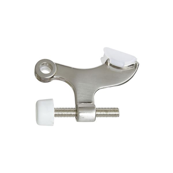 National Hardware N325-811 Hinge Pin Door Stop, Die-Cast Zinc, Satin Nickel