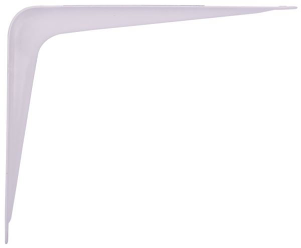 ProSource 21137PHL-PS Shelf Bracket, 40 lb/Pair, 5 in L, 4 in H, Steel, White, Pack of 20