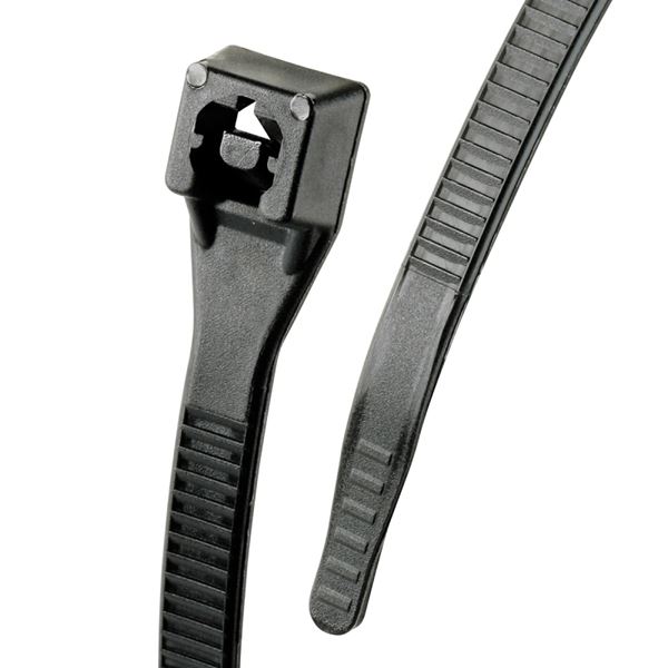 Gardner Bender Xtreme 45-308UVBFZ Cable Tie, Nylon, Black