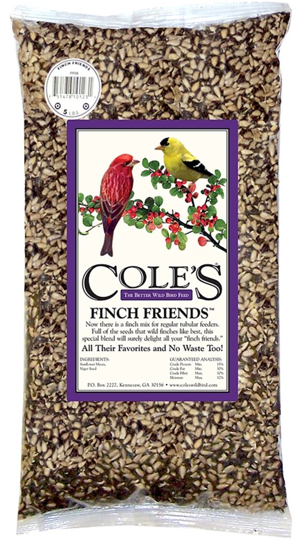 Cole's Finch Friends FF05 Blended Bird Seed, 5 lb Bag