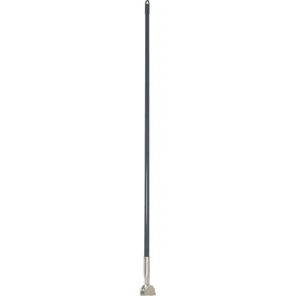 Birdwell 519-4 Mop Handle, 15/16 in Dia, 60 in L, Snap On, Metal/Plastic/Vinyl, Black