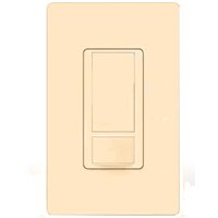 Lutron Maestro MS-OPS5M-IV Sensor Switch, 5 A, 120 V, 1 -Pole, Motion Sensor, 180 deg Sensing, 30 ft Sensing