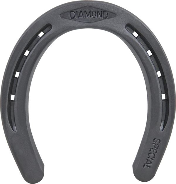 Diamond Farrier DS000B Horseshoe, 1/4 in Thick, #000, Steel