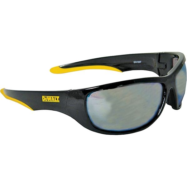 DeWALT DPG94-6C Safety Glasses, Anti-Fog Lens, Full Frame, Plastic Frame, Black Frame