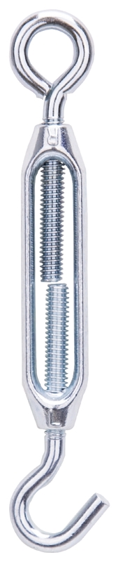 ProSource LR335 Turnbuckle, 7/32 in Thread, Hook, Eye, 6-1/2 in L Take-Up, Aluminum, Pack of 10