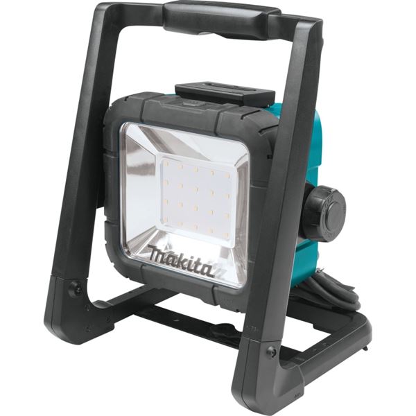 Makita DML805 Flood Light, 18 V, 20-Lamp, LED Lamp, 750 Lumens, Plastic Fixture