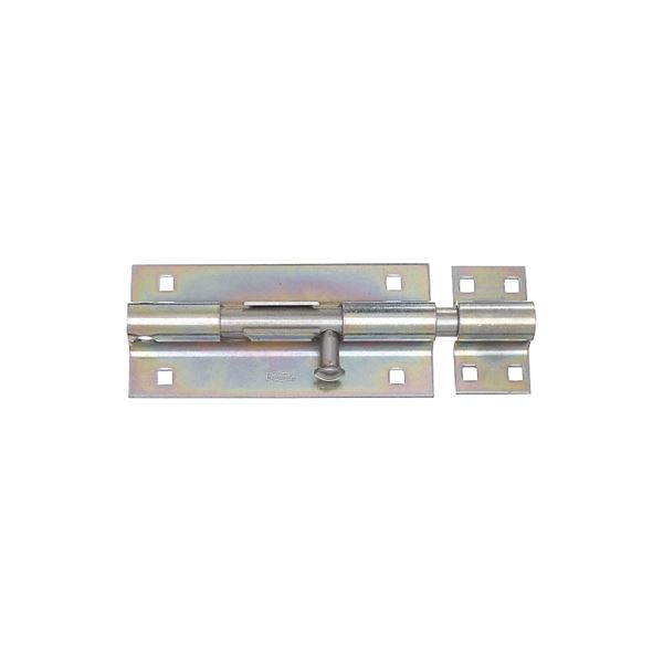 National Hardware N151-167 Barrel Bolt, 0.6 in Dia Bolt Head, 8 in L Bolt, Steel, Zinc