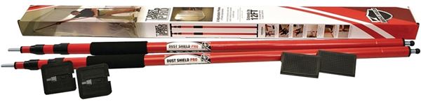 Surface Shields DSPRO2 Pole, Extendable, 12 ft L, Aluminum, Red