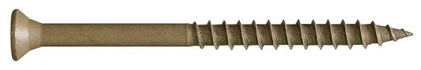 Camo 0356139 Deck Screw, #8 Thread, 2 in L, Bugle Head, Star Drive, Type 17 Slash Point, Carbon Steel, ProTech-Coated, 1750/PK