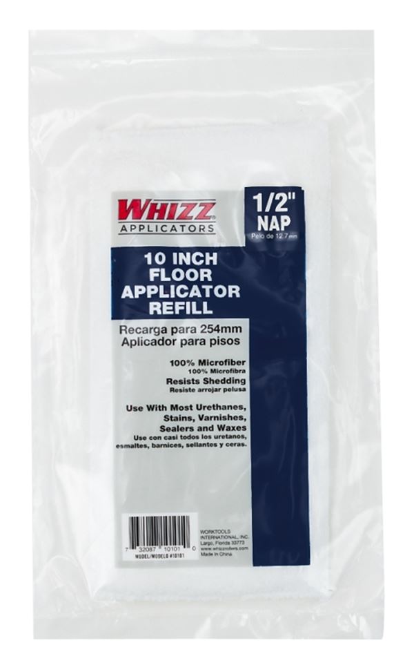 Whizz 10101 Floor Applicator Refill, Microfiber Pad