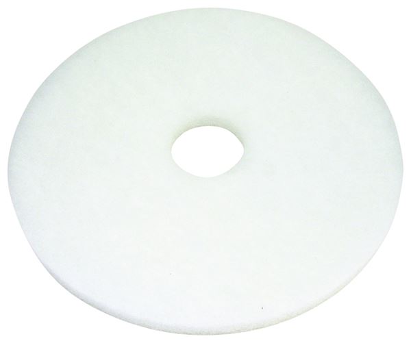 North American Paper 420514 Polishing Pad, White, Pack of 5