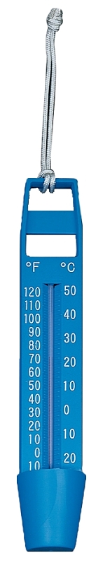 Jed Pool Tools 20-208 Pool Thermometer with Water Pocket, -10 to 120 deg F