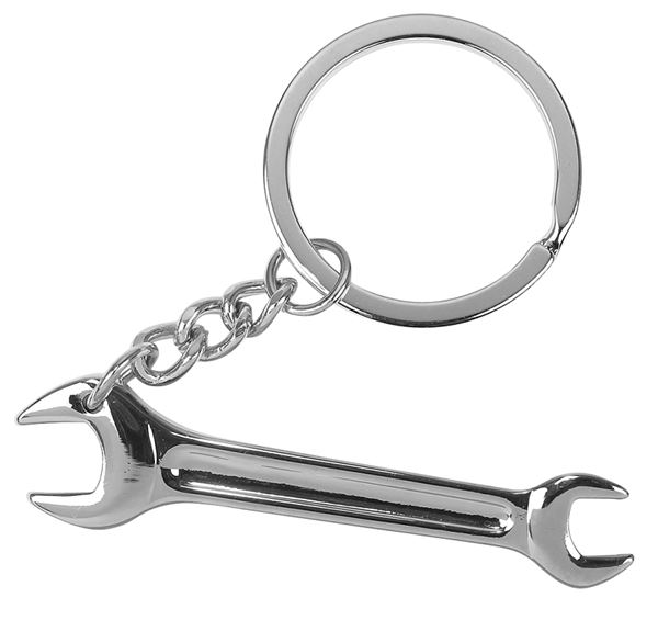 Hy-Ko KH747 Key Chain, Wrench, Split Ring, Pack of 5