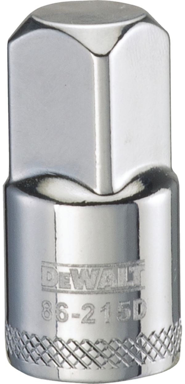 DeWALT DWMT75310OSP Increasing Adapter, 3/8 in Drive, Female Drive, 1/2 in Output Drive, Male Output Drive, 1-13/32 in L